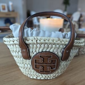 Mini Tory Burch Straw Bag